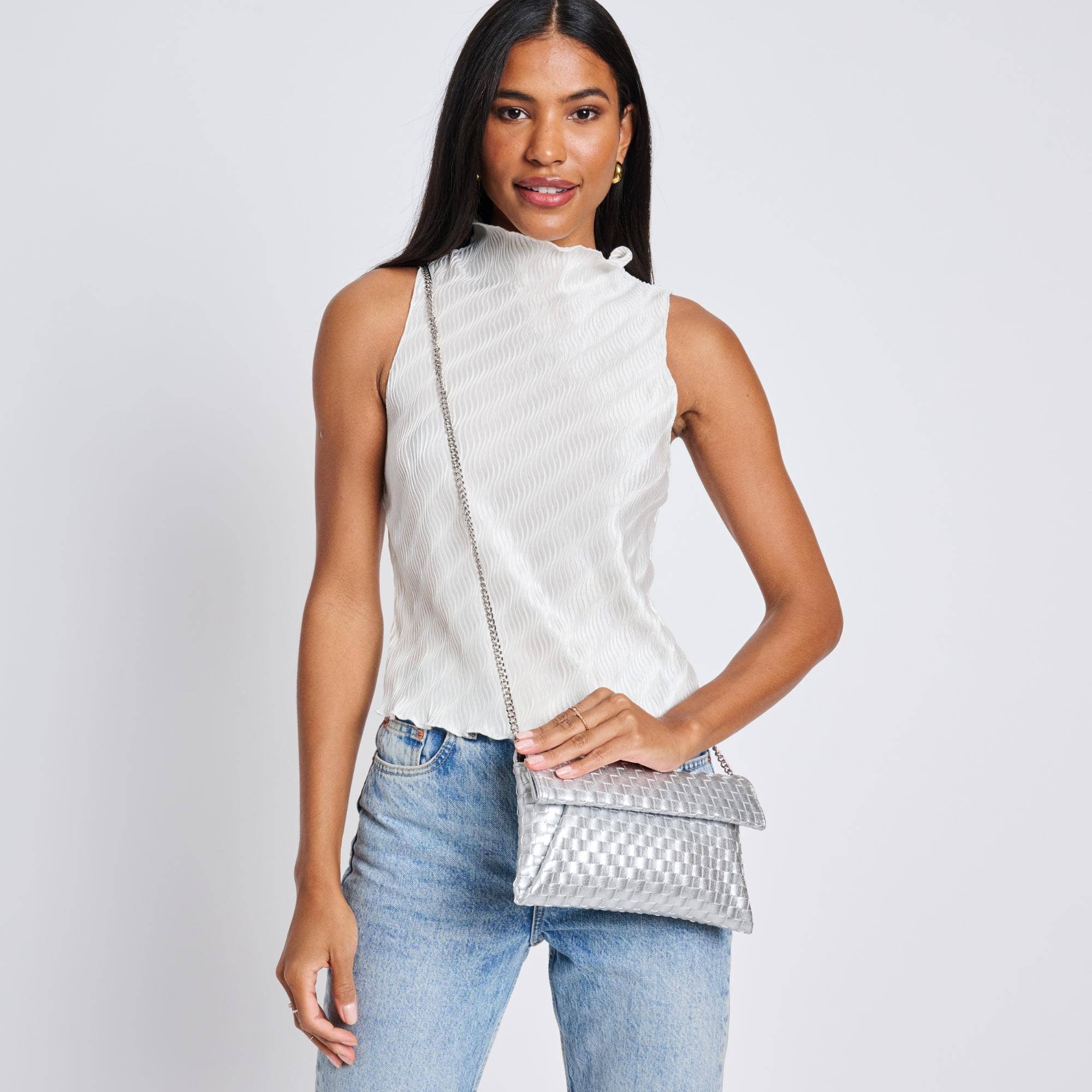 Moda Luxe - Wholesale Clutch Bag - Women's - Priscilla Woven Clutch1
