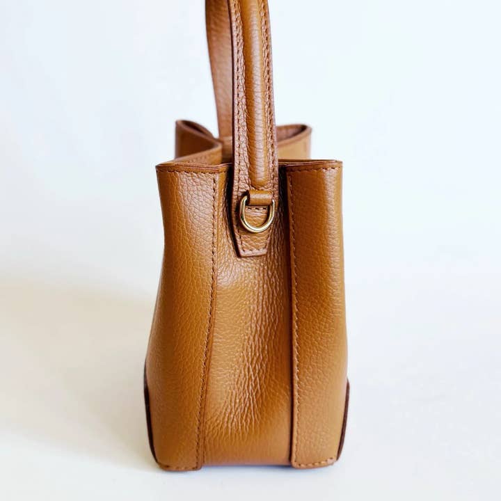 High crafty – wholesale Top handle bag – women's – Triple R Mini Bag – Limited Edition Moroccan Pebbled Leather6