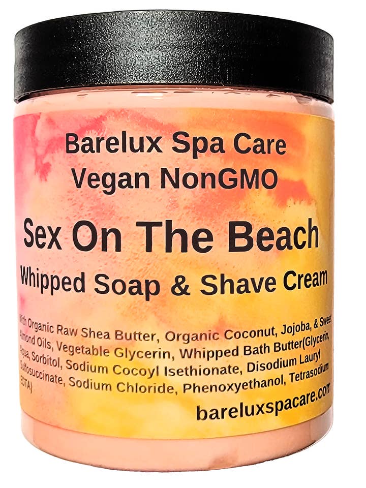 Sex On The Beach Whipped Soap for wholesale by Barelux Spa Care