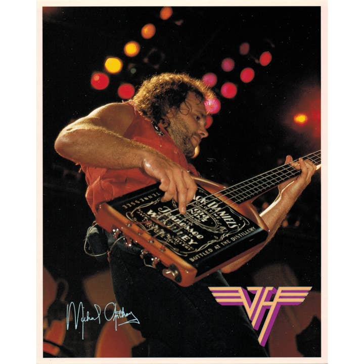 Square Deal Recordings & Supplies – wholesale Photograph – Vintage 8x10 Photo - Van Halen - Michael Anthony