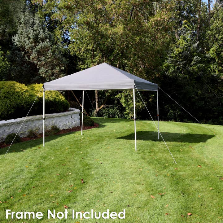 Sunnydaze Decor - Wholesale Tent - 10 x 10 ft Standard Oxford Fabric Pop-Up Canopy Shade - Gray