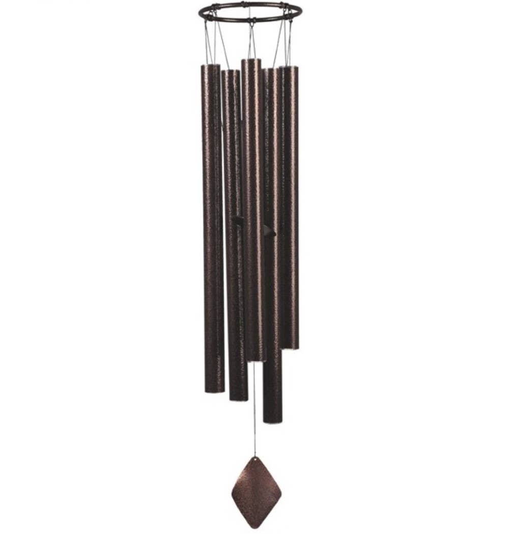 Wholesale 50long Dark Brown Metal Tubes Traditional Wind Chime