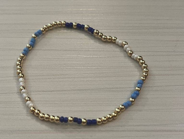 Stick Style - Wholesale Beaded Bracelet - 14k gold filled color bracelet 3