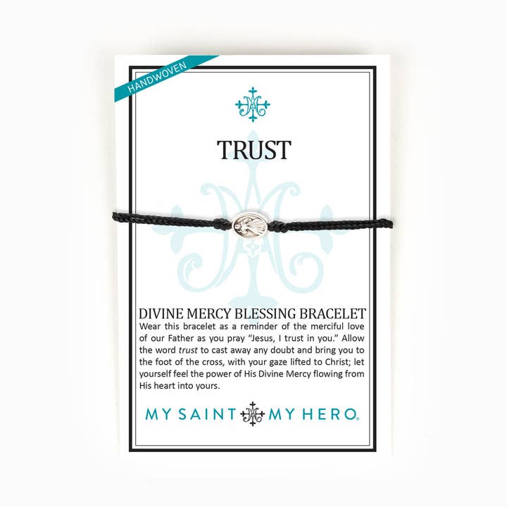 My Saint My Hero - Wholesale Charm/Dangle Bracelet - Trust Divine Mercy Blessing Bracelet4
