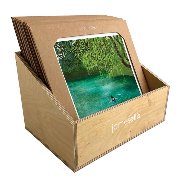 Wooden Display Box for Art Prints for wholesale by James Ellis