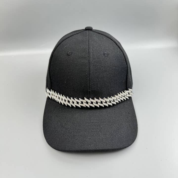 Ole - Wholesale Baseball Cap - Women's - Ear of Wheat Rhinestone Chains Cap 1