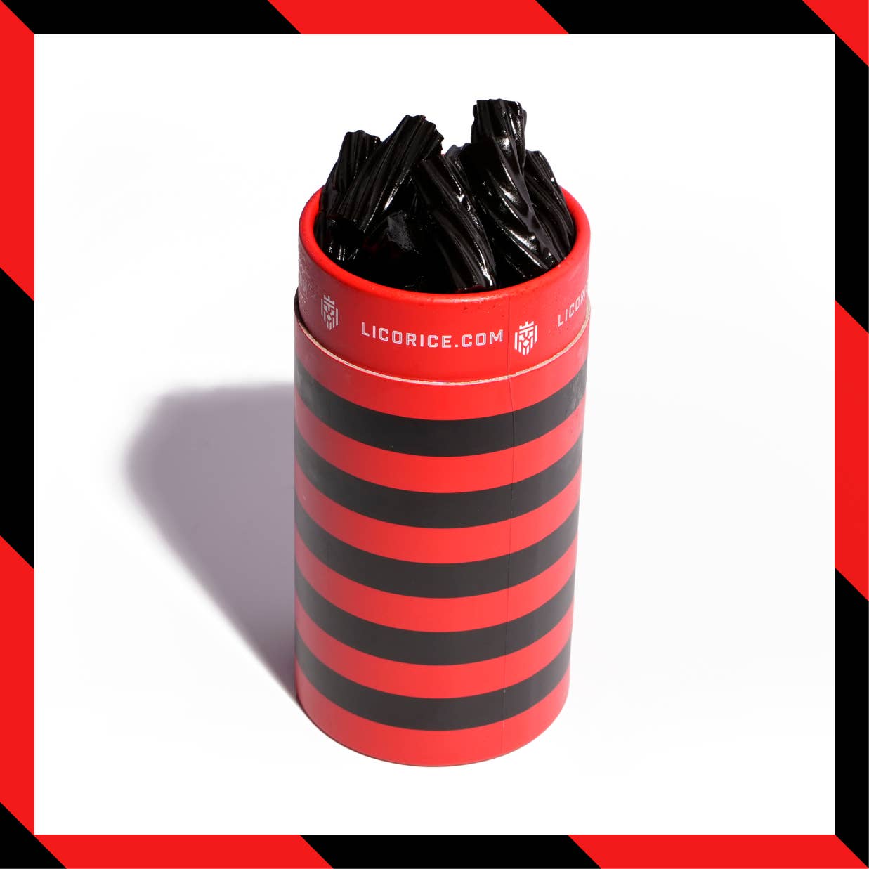 Licorice.com | Caramels.com | Taffy.com - Wholesale Licorice - Classic Black Licorice - Australian Twists - (1lb Tube)