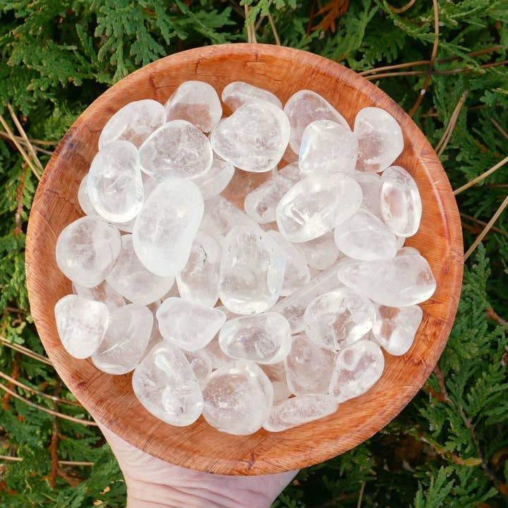 Quarz Trommelsteine - 25 Steine für den Großhandel von The Healing Sanctuary