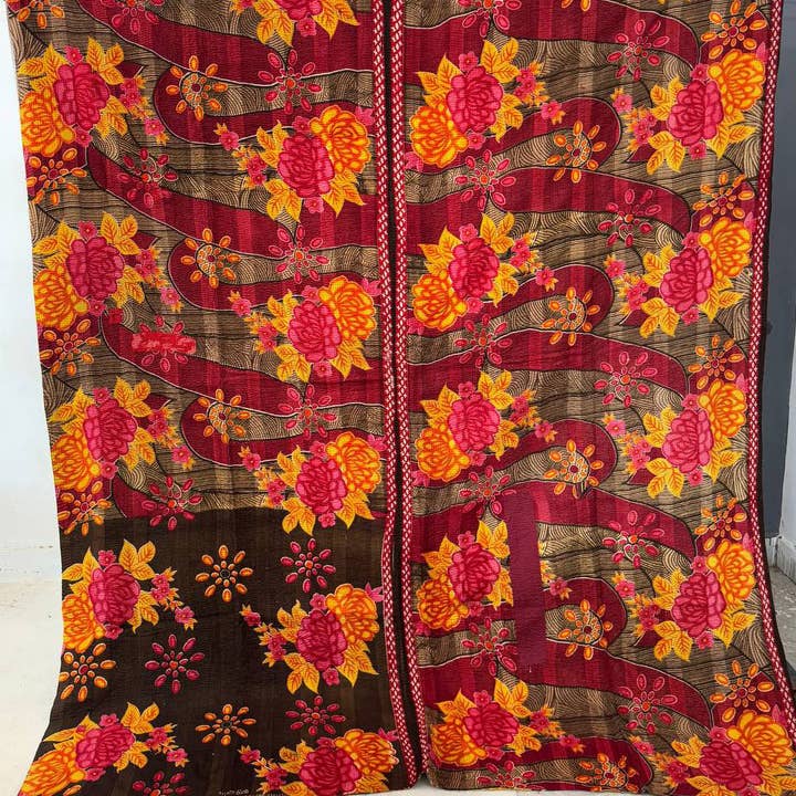 bhavnas boutique - Wholesale Quilt - Stitch & Soul Cotton Kantha Blanket Cotton Handmade Quilt 5