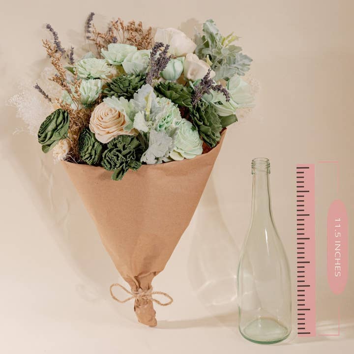 Sola Wood Flowers - Wholesale Artificial Flowers - Sage Meadows Loose Flower Finished Bouquet1