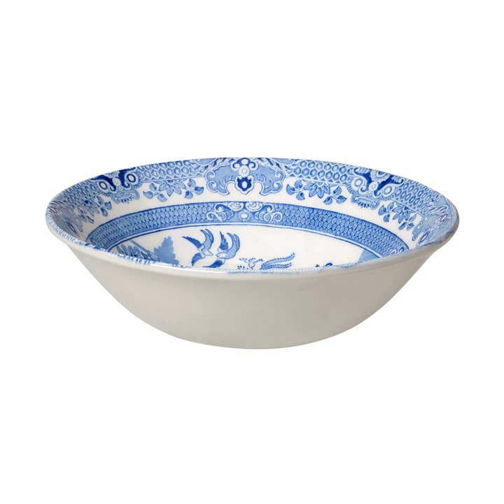 Blue Willow Pudding/Soup Bowl for wholesale by Burleigh