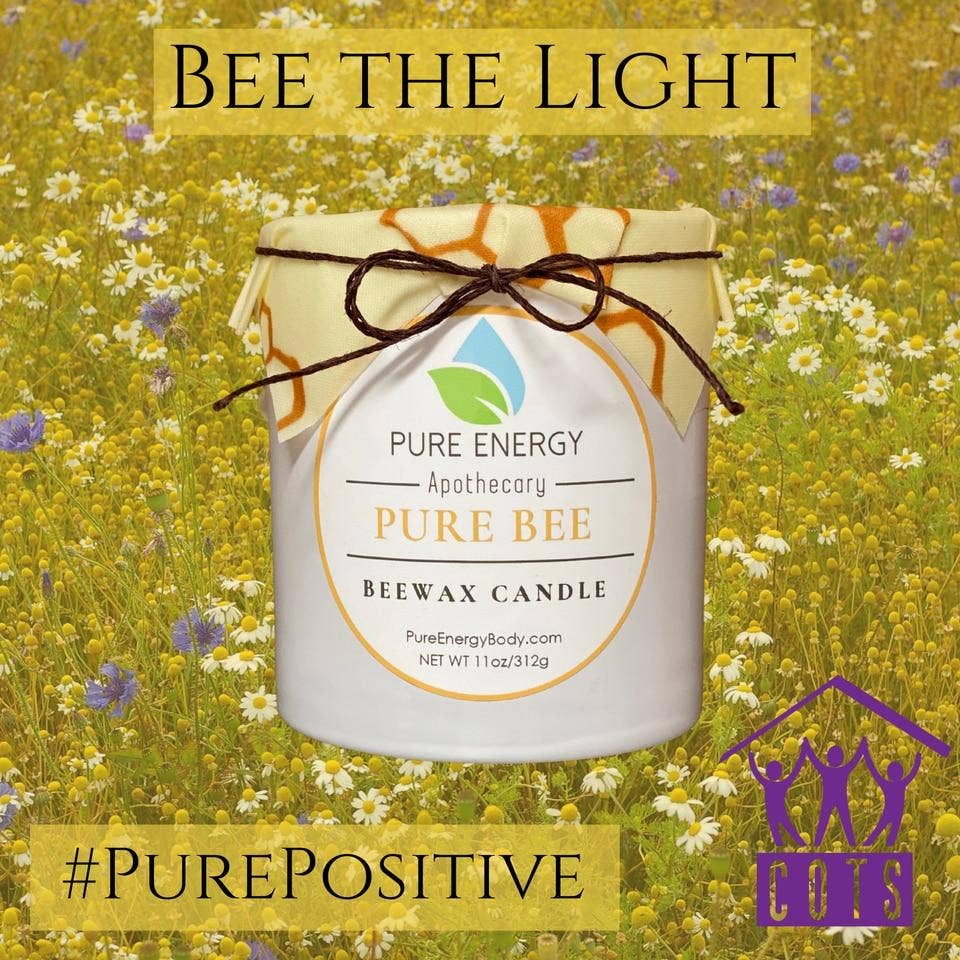 Pure Energy Apothecary - Wholesale Jar/Filled Candle - Beeswax Candle (Unscented)2