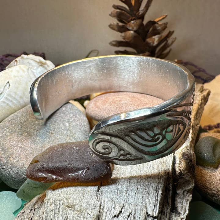 Celtic Crystal Designs Jewelry & Gifts - Wholesale Cuff Bracelet - Orna Celtic Forest Cuff Bracelet2