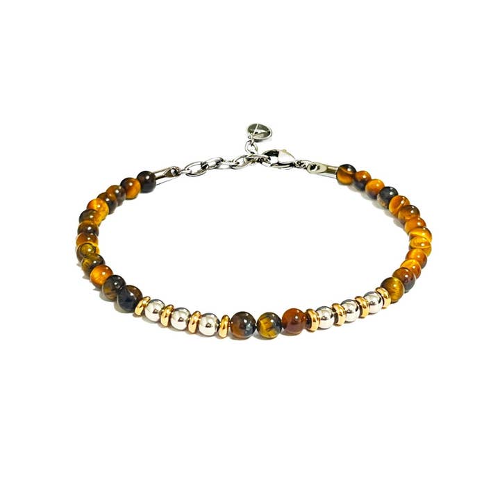 AMORINO SRL - Wholesale Beaded Bracelet - Men's Bracelet with Natural Stones - RD2372E208