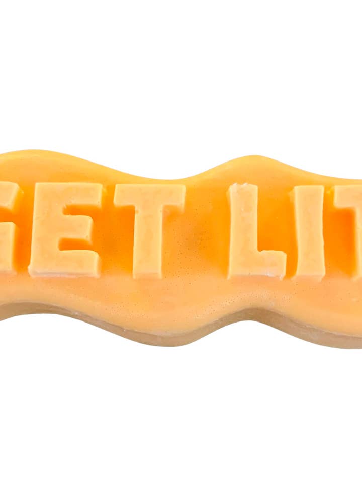 GET LIT bar of soap for wholesale by Plunk Soap and Candle Company