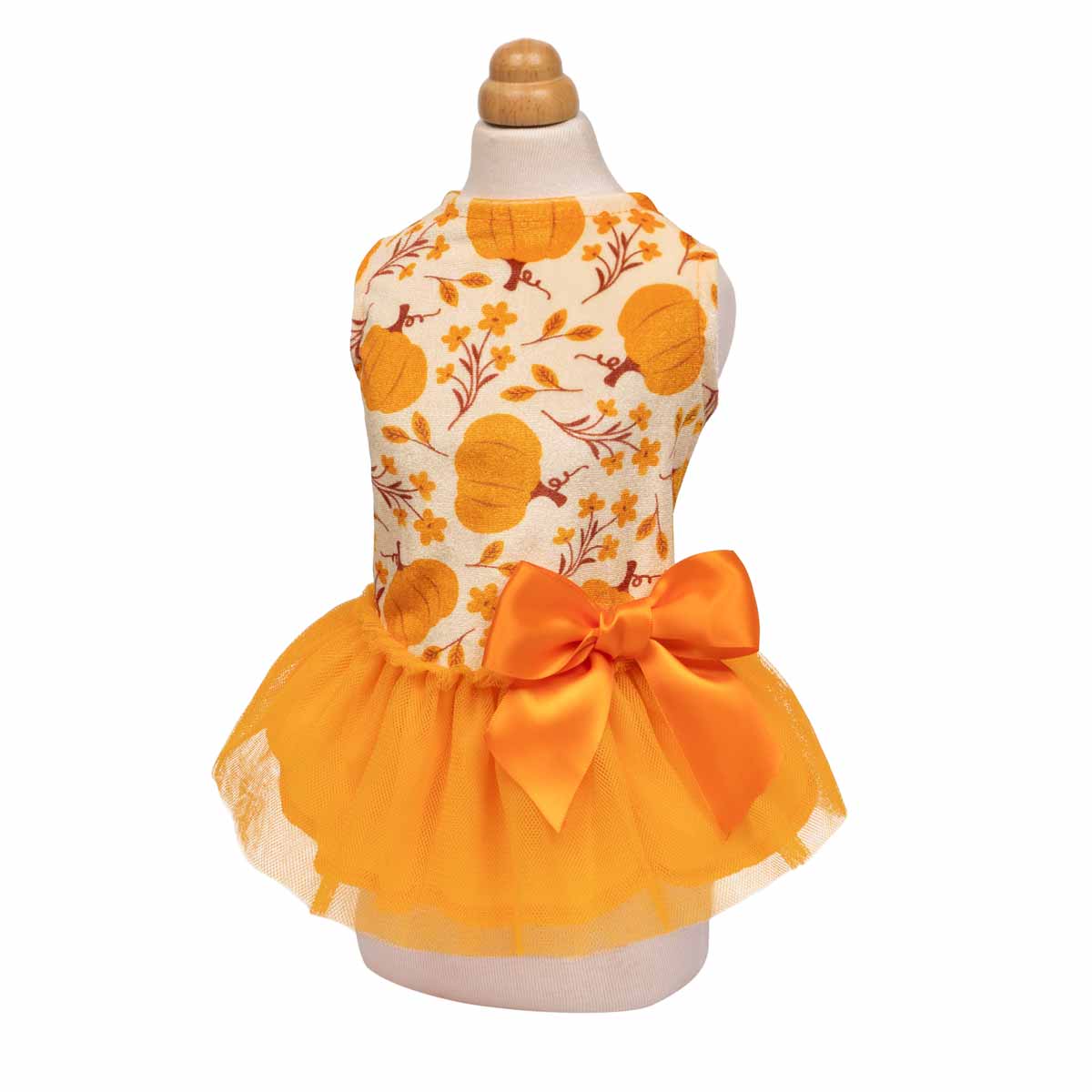 Orange Pumpkin Dog Tutu Dress for wholesale on Faire1