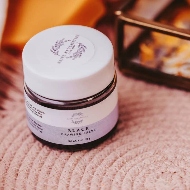 Naive Necessities - Wholesale Healing salve/balm/cream - Black Drawing Salve3