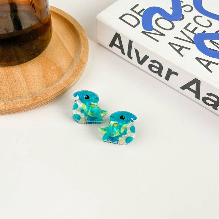 TheDivaSoap - Wholesale Hair Clip - Women's - 2 pcs Dinosaur Series Small Claw Clip, Mini Hair Clip