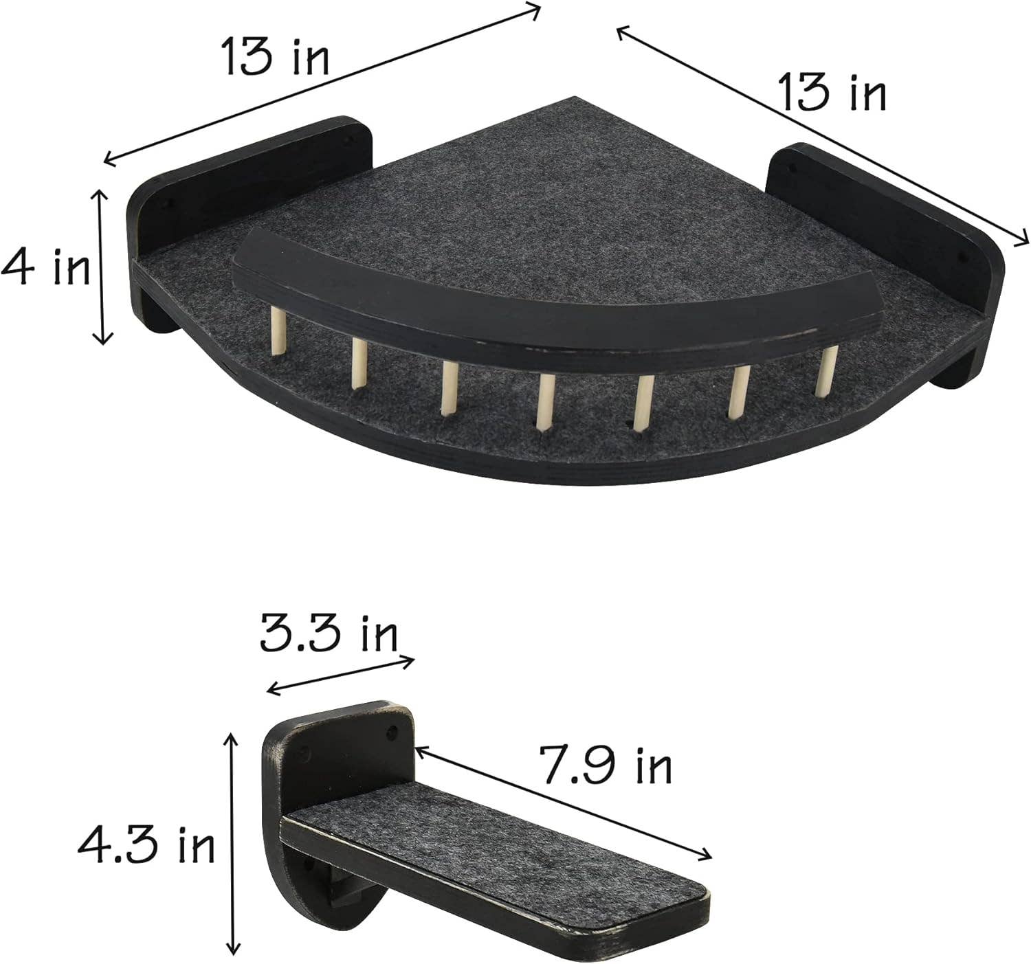 VIGOR – Großhandel Haustier-Kratzfläche – Katze – VIGOR Katzen Wandmöbel Klettern Regal und Kratzpfosten zum Schlafen7