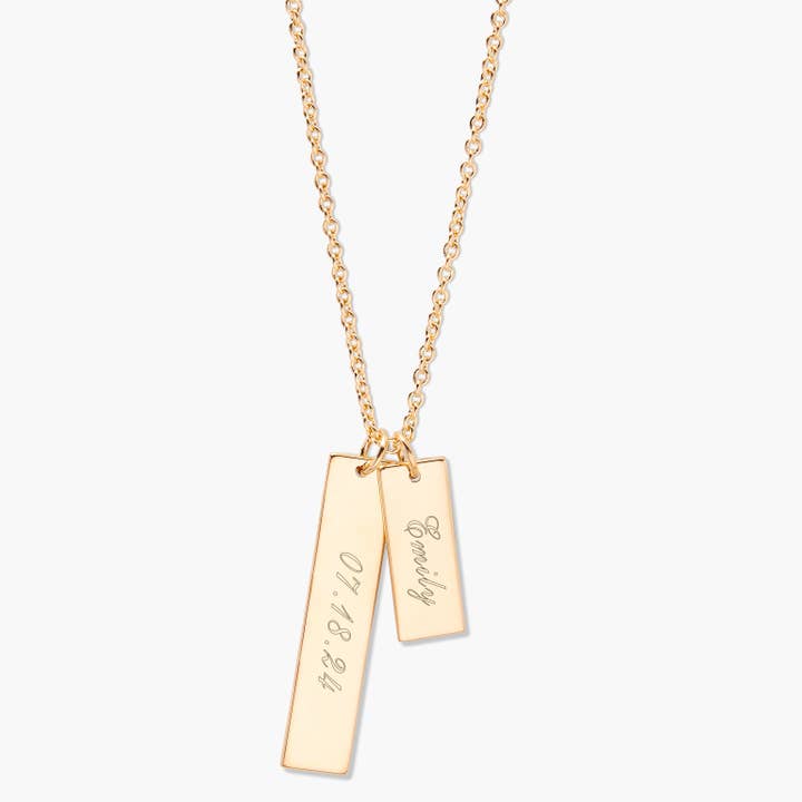 Double Bar Necklace for wholesale by Brook & York