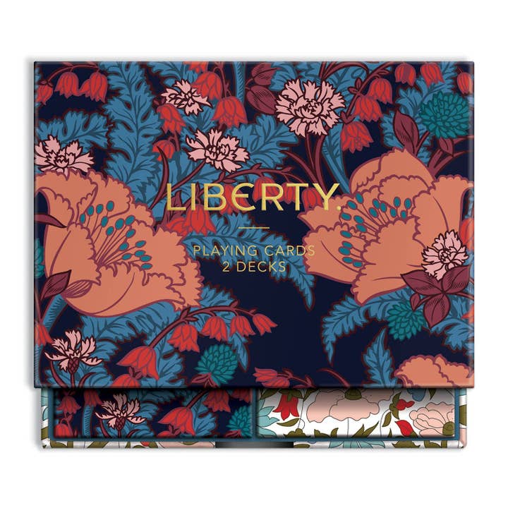 Chronicle Books - Wholesale Playing Cards - Liberty Floral Playing Card Set