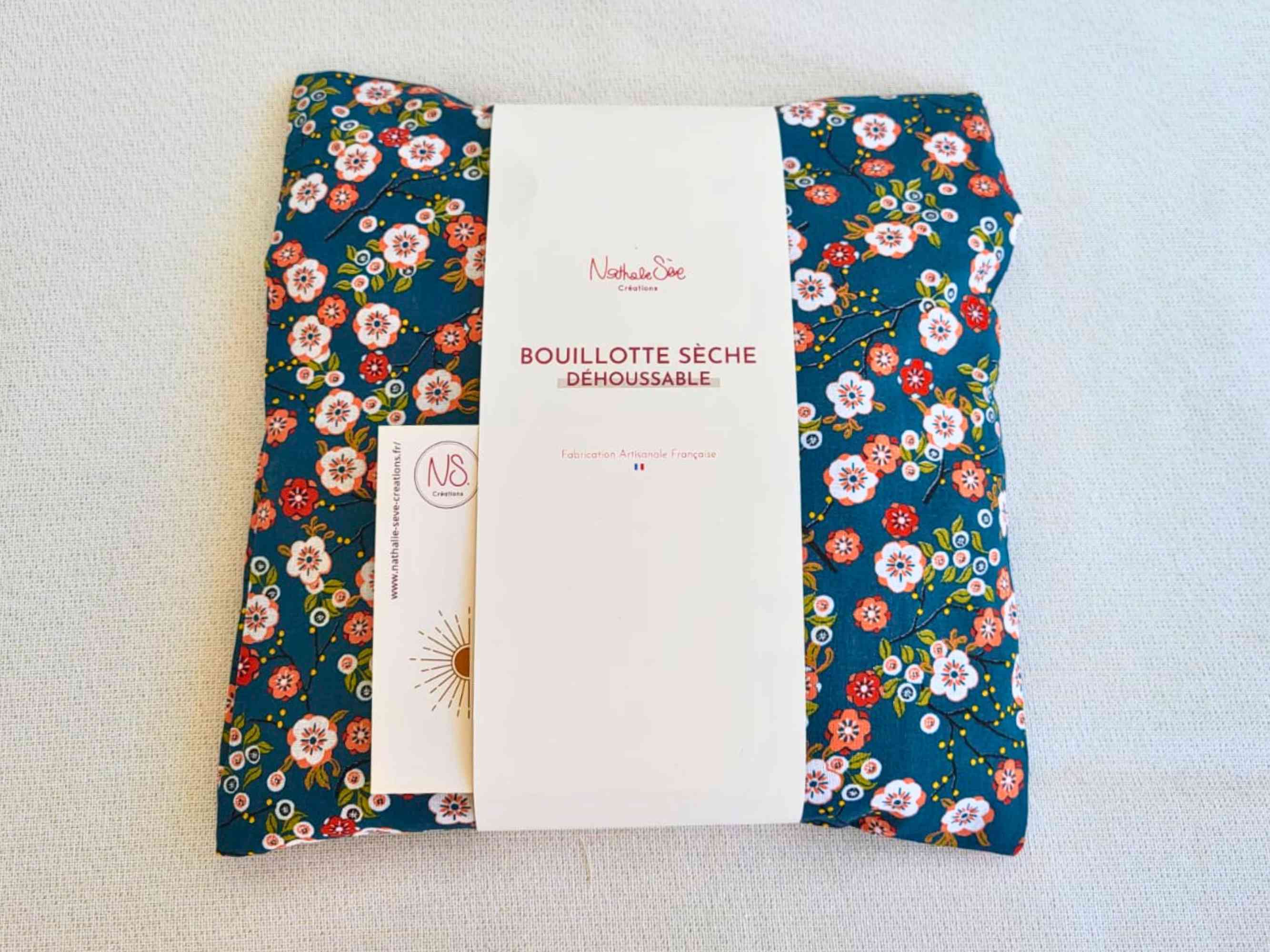 NS par Nathalie SEVE - Wholesale Hot/Cold Compress - Wheat, flax or cherry stone dry bottle with removable cover10