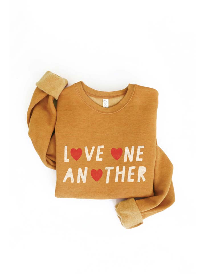 OAT COLLECTIVE - Wholesale Grafisch sweatshirt - Dames - LOVE ONE ANOTHER Sweatshirt met grafische print10