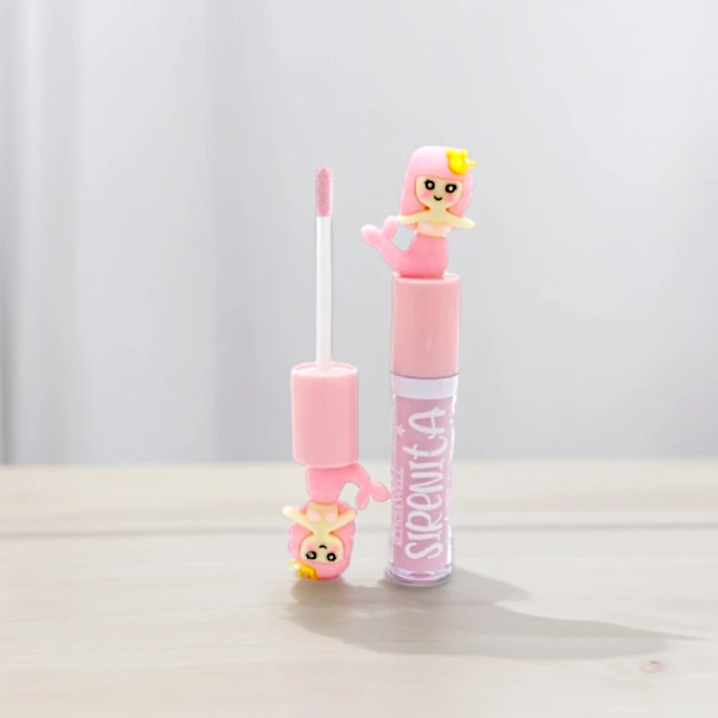 KIDDY-MOOV - Wholesale Lip Gloss - Kids - SIRENE Lip Gloss – Little Mermaid Shaped Packaging1