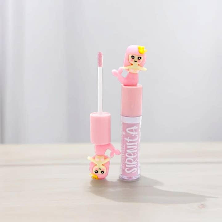 KIDDY-MOOV - Wholesale Lip Gloss - Kids - SIRENE Lip Gloss – Little Mermaid Shaped Packaging1