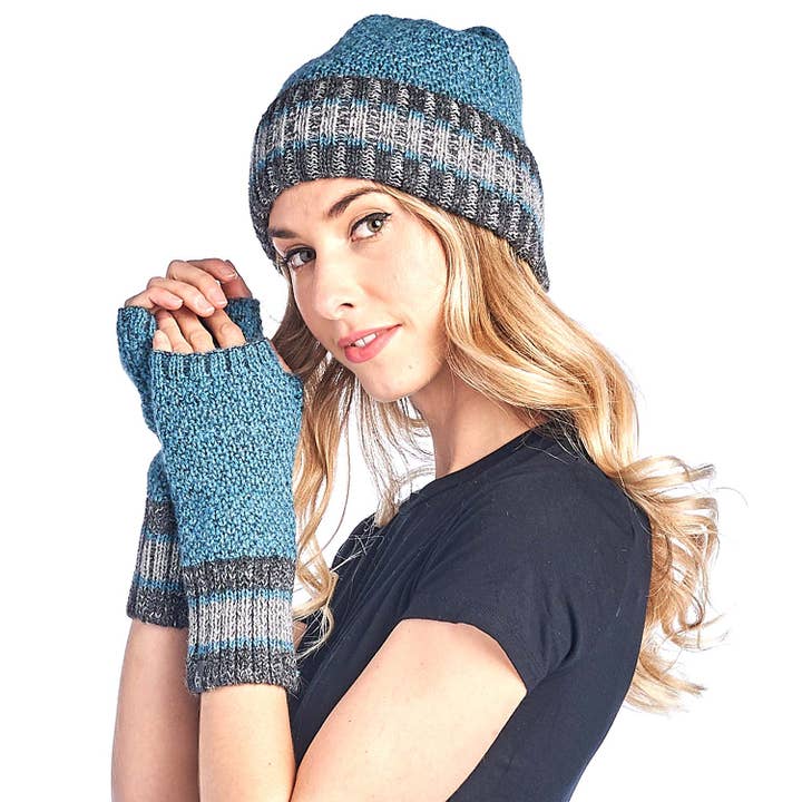 Shupaca Alpaca – Engroshandel Handsker - Dame – Alpaca Handsker - Carrera - Teal5