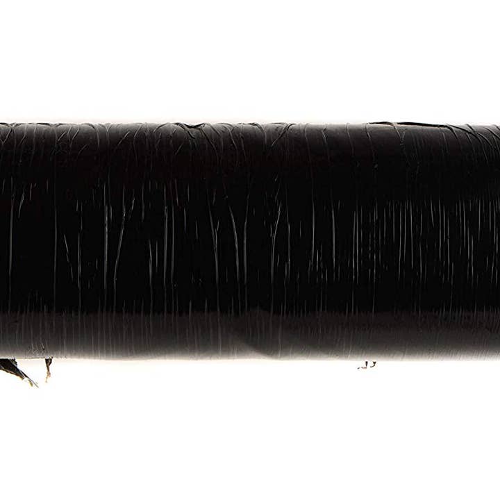 EcoQuality - Wholesale Craft Supplies - Black Stretch Film Wrap 80 Gauge Thick 18" x 1500 Ft - Durab2