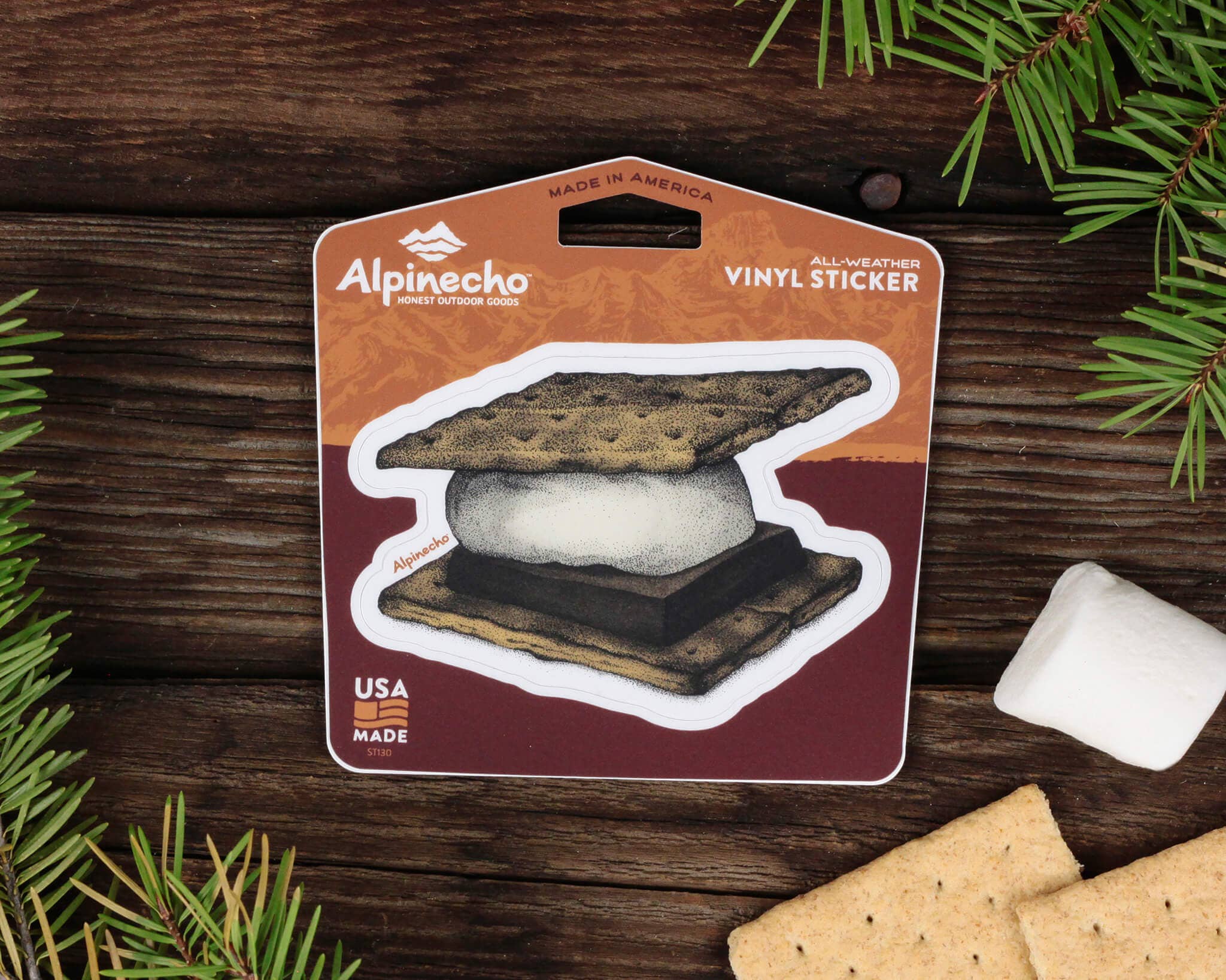 Alpinecho - Wholesale Sticker - S'more Sticker1