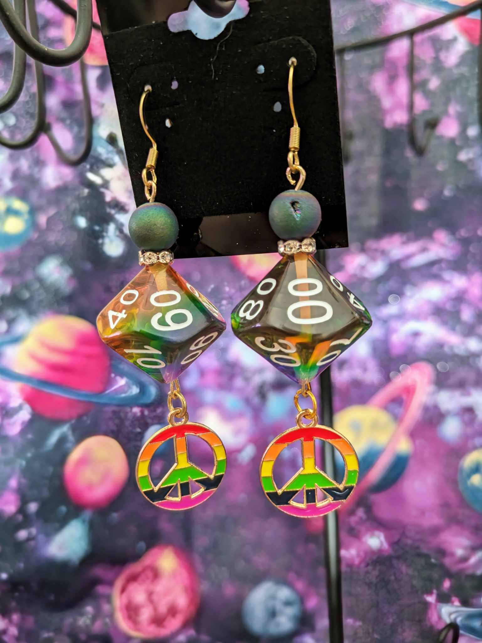 Melody's Menageries (Critical Crystals) - Wholesale Jewelry Set - Dice earring wholesale box42