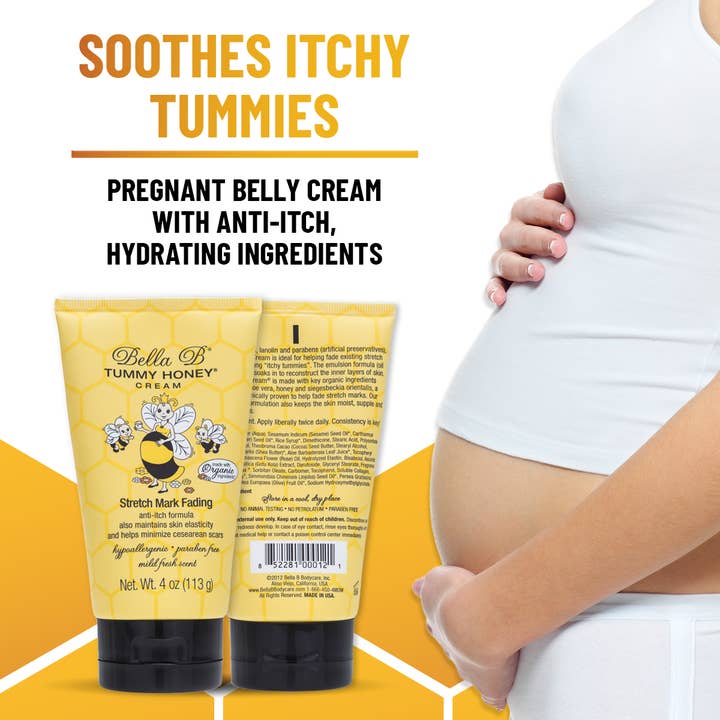 Bella B - Wholesale Belly Oil/Butter - Maternity - Tummy Honey Cream (Stretch Mark Fading Repair Cream ) 4oz1