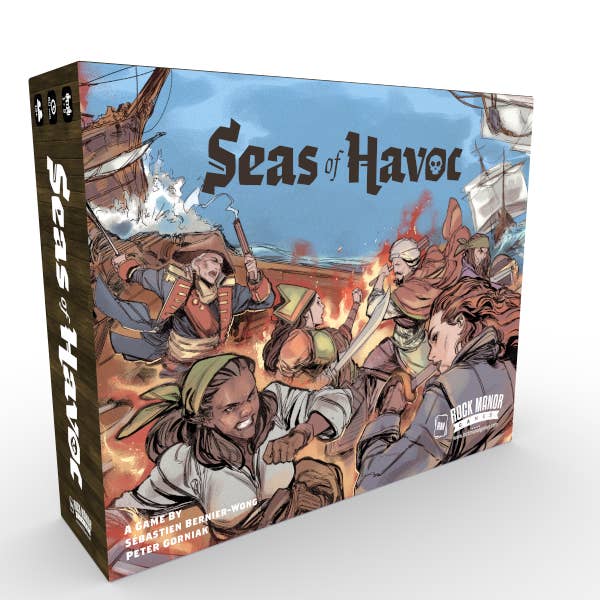 Seas of Havoc: Kaptajnens Deluxe-udgave for engroshandel hos Rock Manor Games