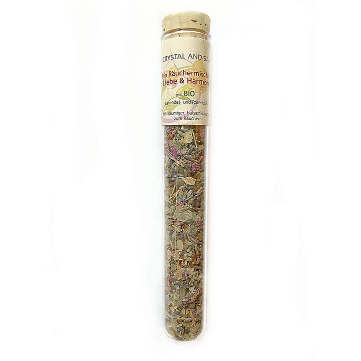 Crystal and Sage - Wholesale Incense - organic incense mix love and harmony3
