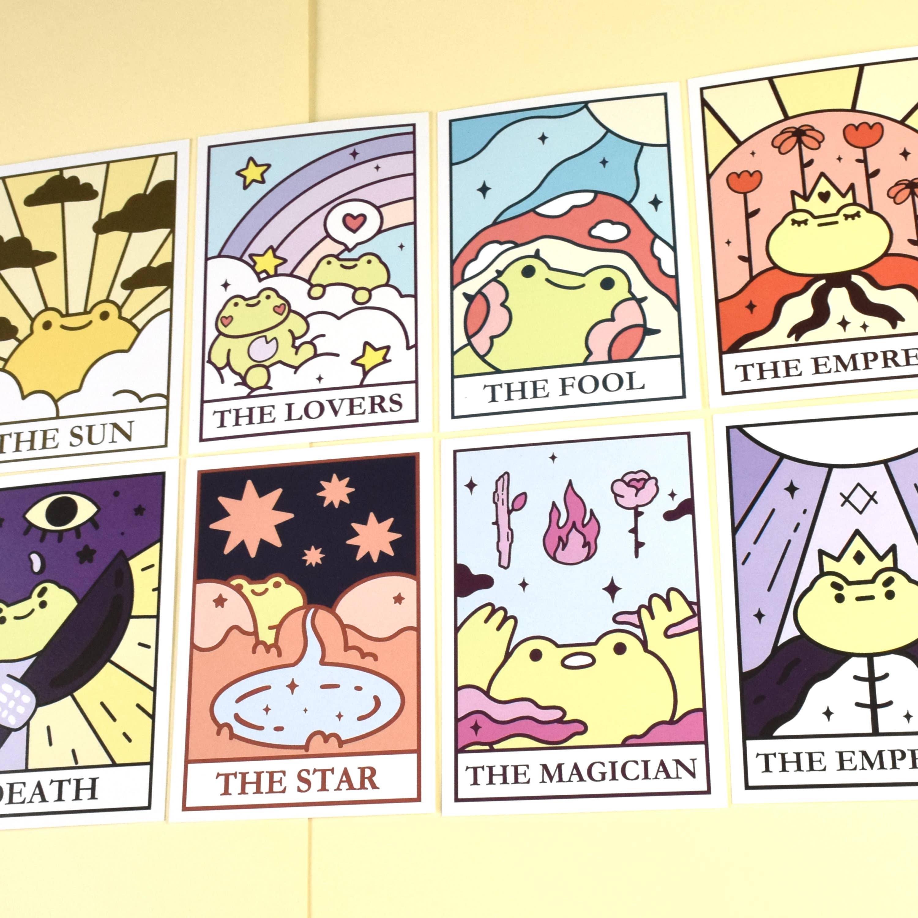 Nimbob – wholesale Postcard set – Taro-frog Postcards - Set of 8 Cards - Froggy Tarot Cards3