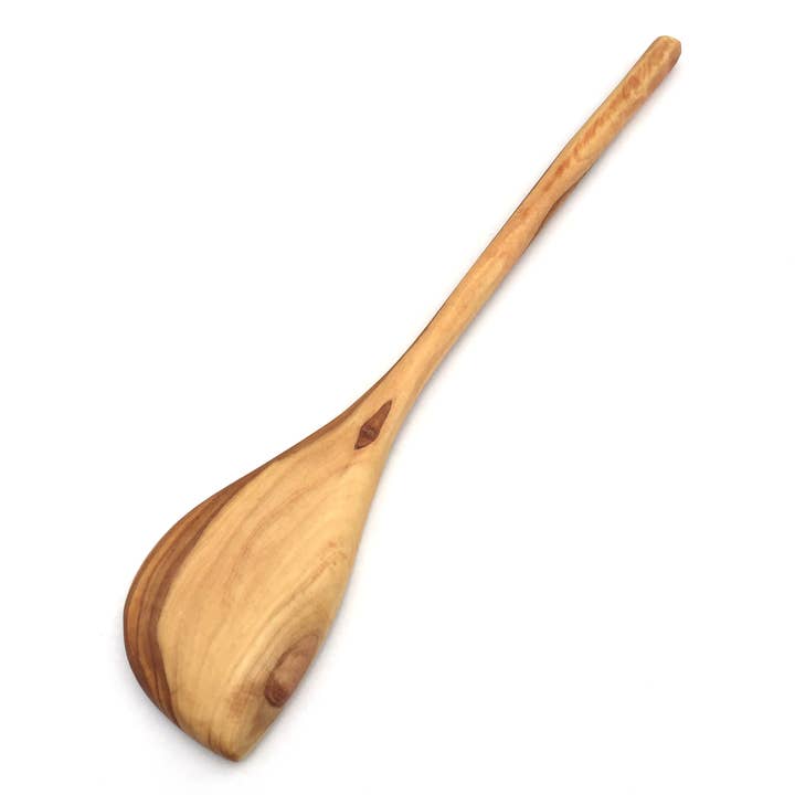 medina mood - Wholesale Kitchen Spoon - Cooking spoon, pointed round handle made of olive wood4