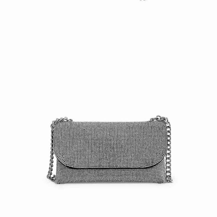 Sac à bandoulière The Jenny Strass Envelope en argent pour la vente par Worth A Million
