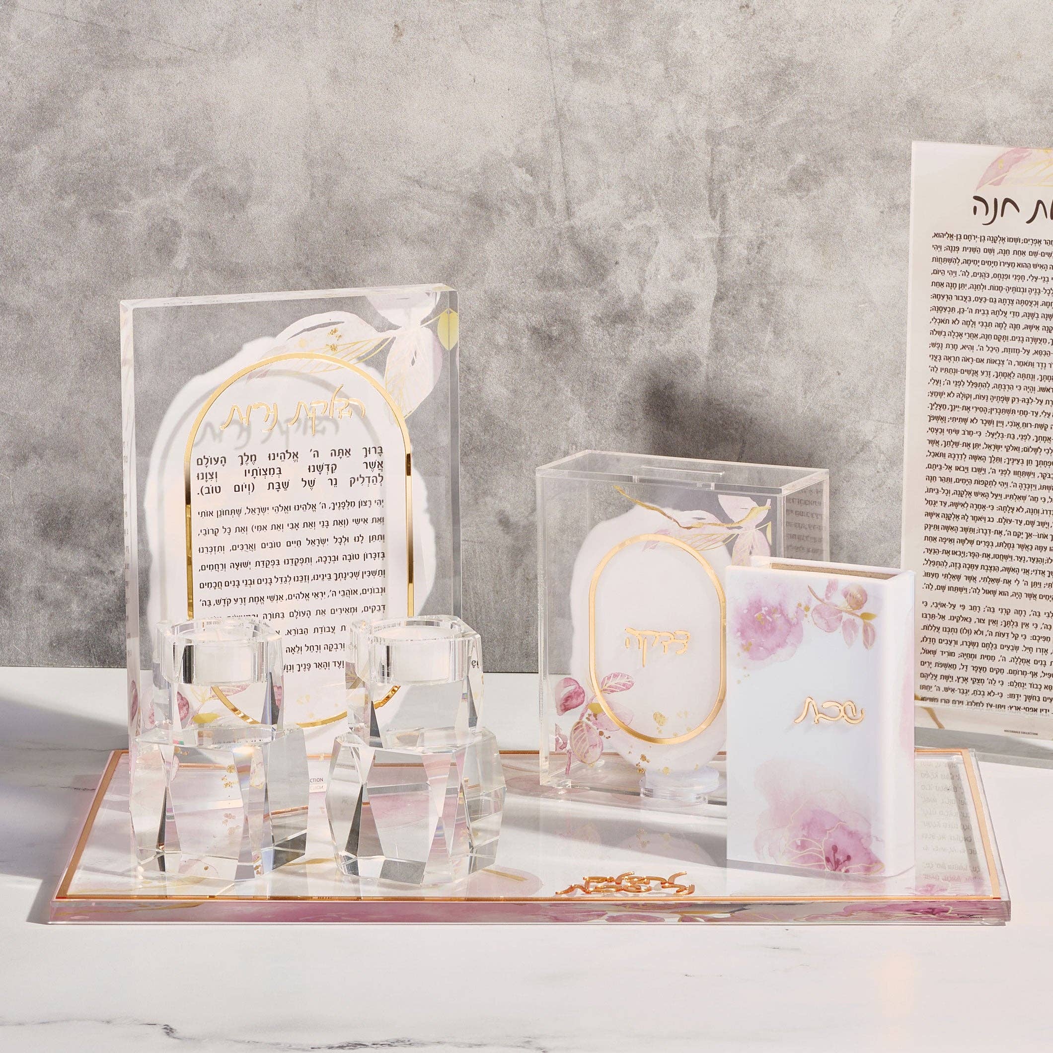 Waterdale Collection - Vente Bougeoirs - Photophore en forme de cube en cristal1