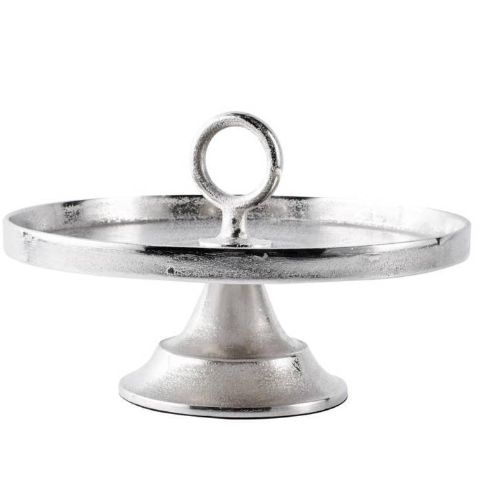 Etagere aluminum silver round handle for wholesale by Michael & Philipp Noll e. K.