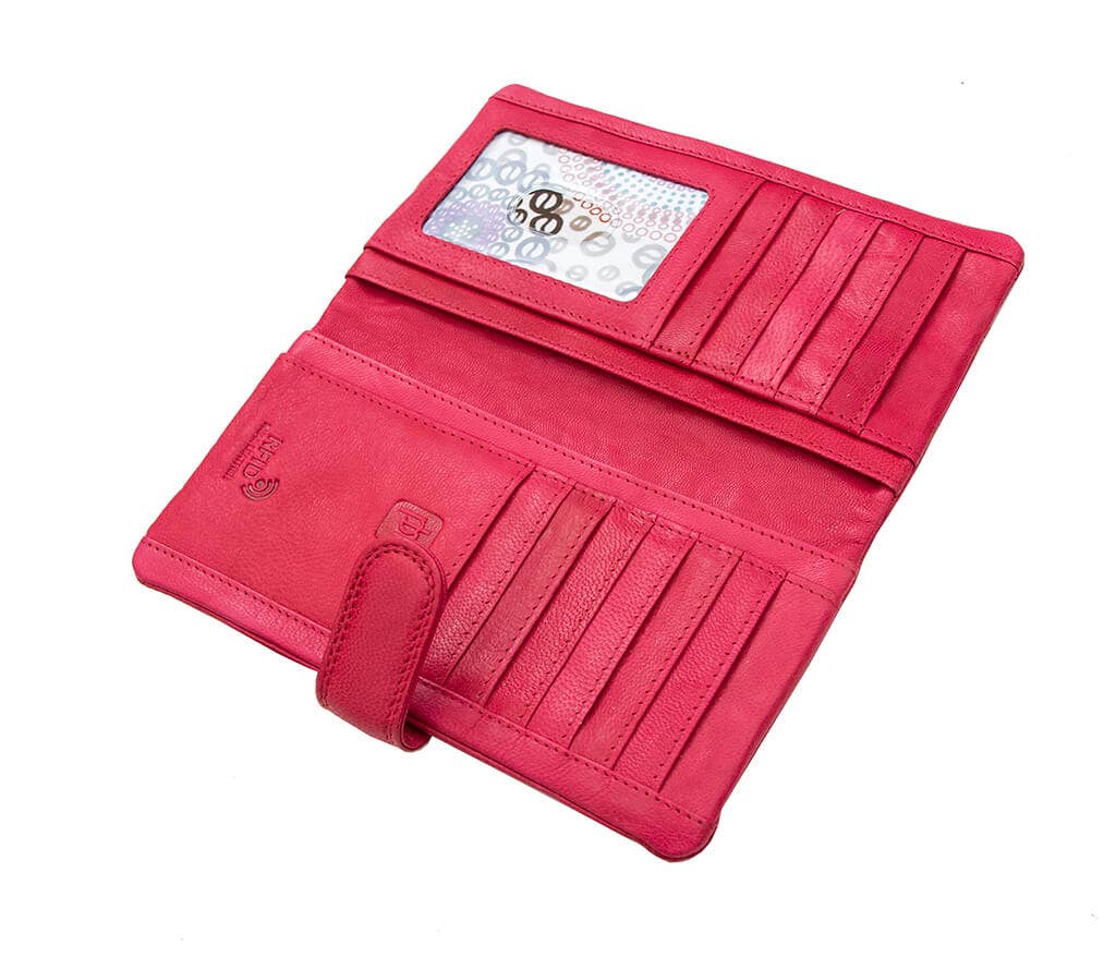 PRIMEHIDE - Venta al por mayor Cartera - Mujer - Monedero de piel grande Crumble - 650311