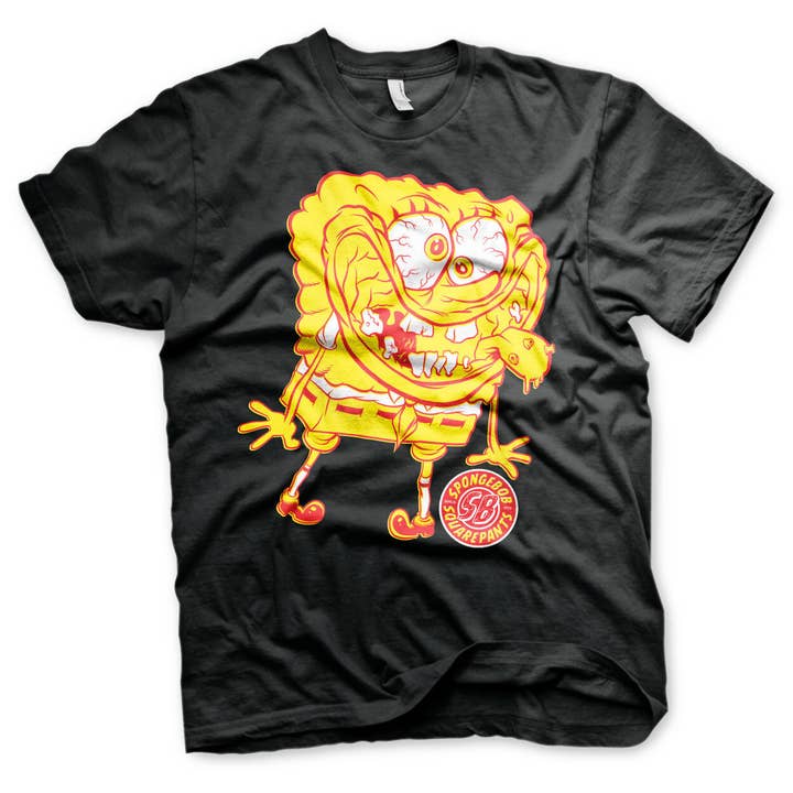 Hybris Production AB – Engroshandel T-shirt med print - Unisex – SvampeBob Firkant - Underlig T-Shirt