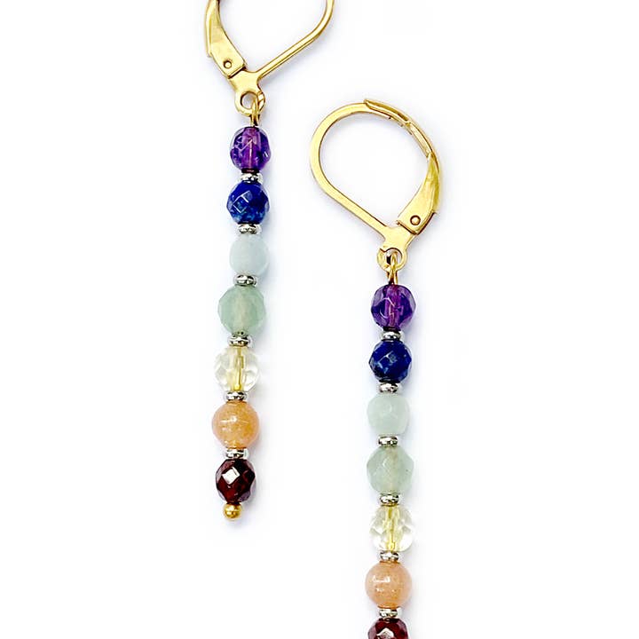 Ni une ni deux – Großhandel Ohrhänger – Boucles d'Oreilles PUNKTE 7 Chakren2