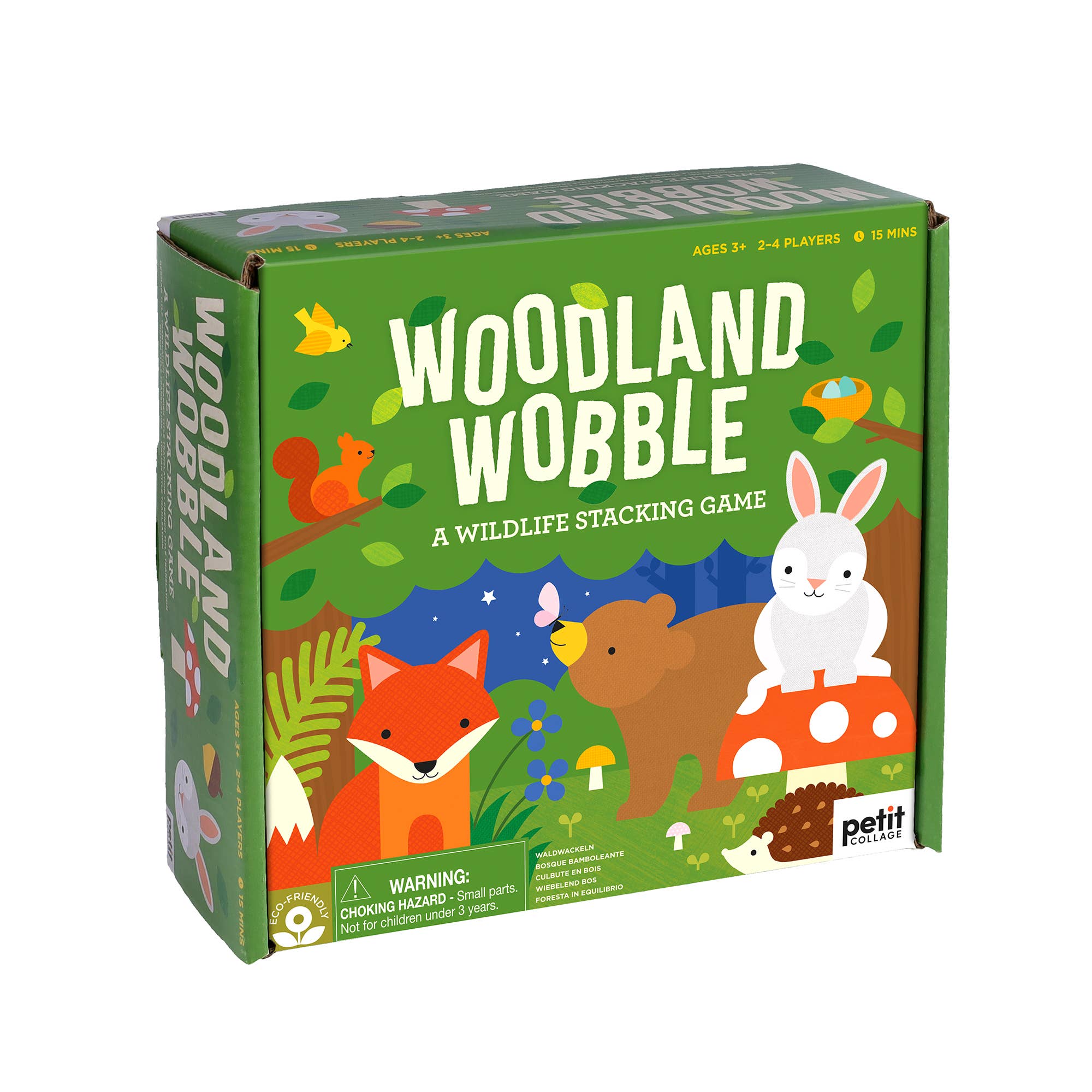 Chronicle Books - Wholesale Stacking Game - Woodland Wobble: A Wildlife Stacking Game1