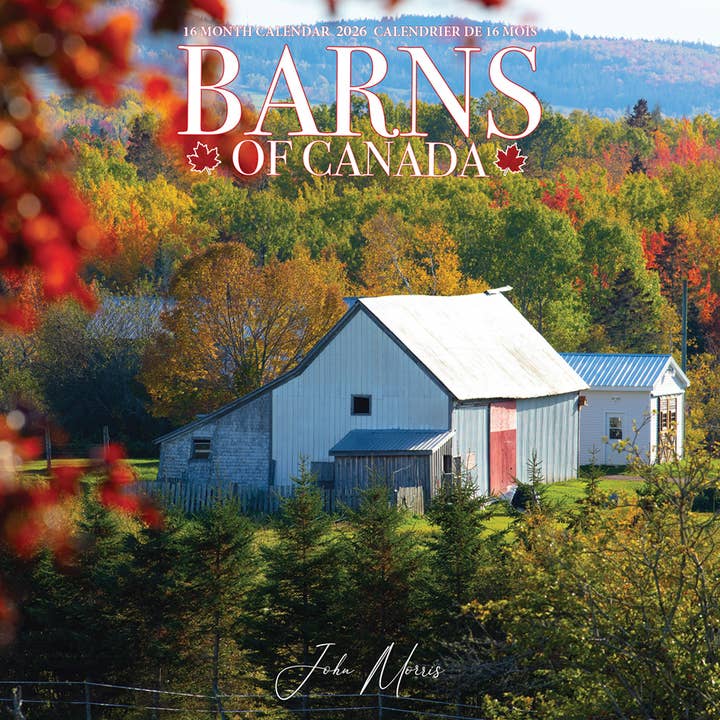 2026 Canadian Barns Large Wall Calendar for wholesale by Lens make a picture