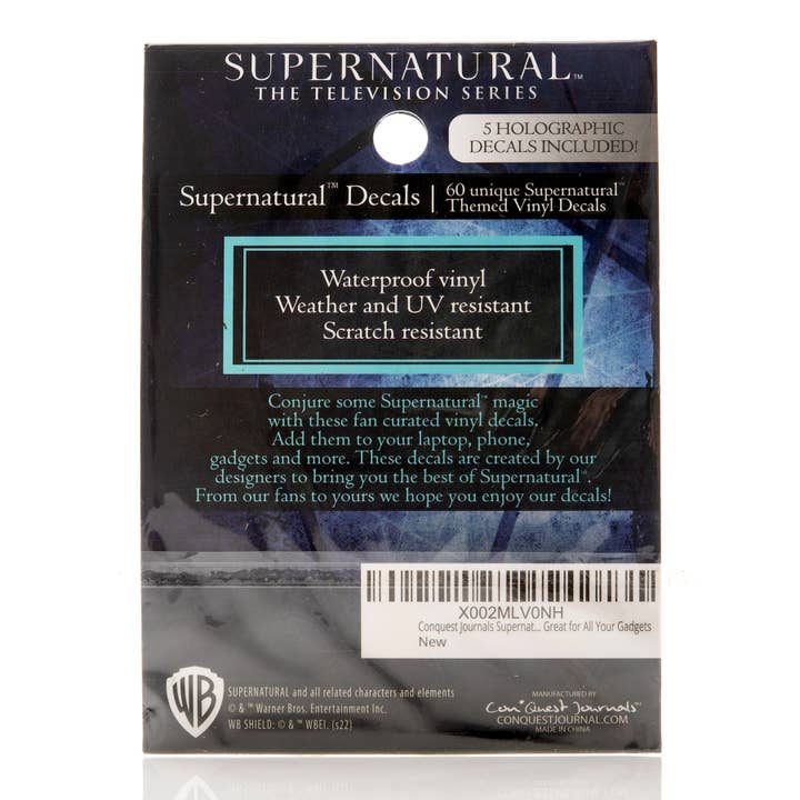 Conquest Journals - Wholesale Sticker - Supernatural Winchester Brothers Decals (60-Pack)1