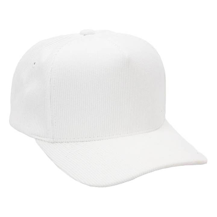 Cap Zone – wholesale Baseballkeps - Unisex – Premium keps i bomullscord med fem paneler och lätt böjd skärm1