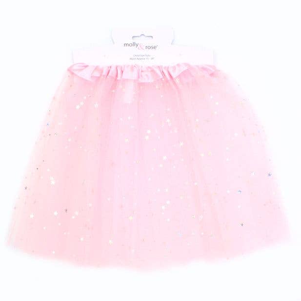 Inca UK – wholesale Skirt – Kids – Pink Net Tutu With Stars. Double Layered. Child Size1