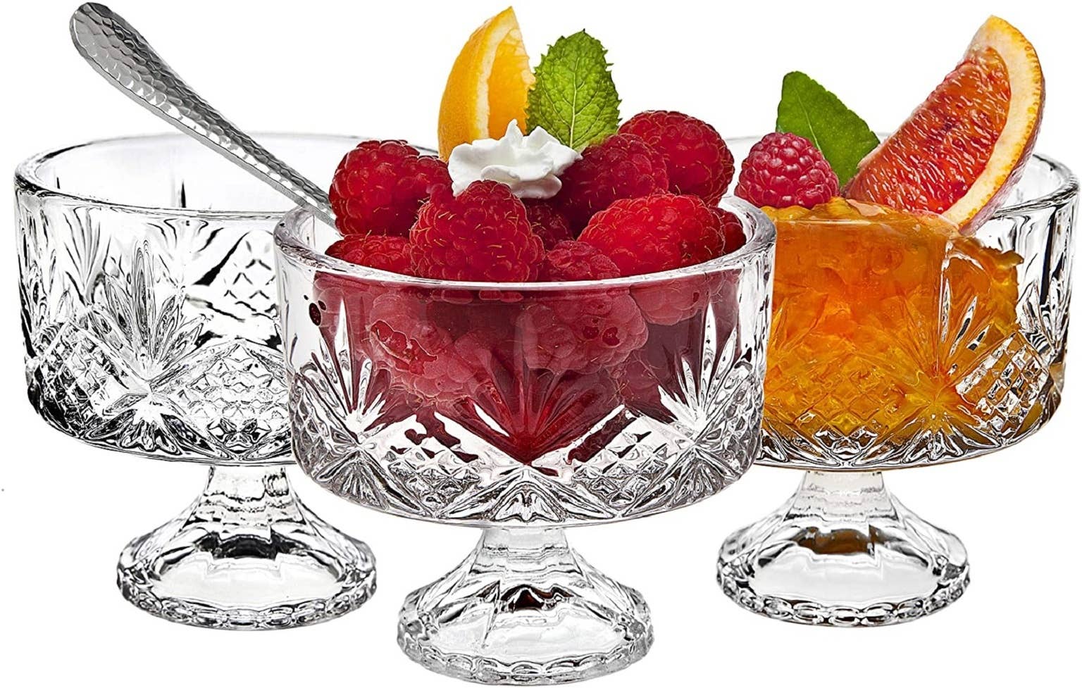 Godinger - Vente Vaisselle d'apéritif - Ensemble 16 pièces Dublin Crystal Tasters Trifle0